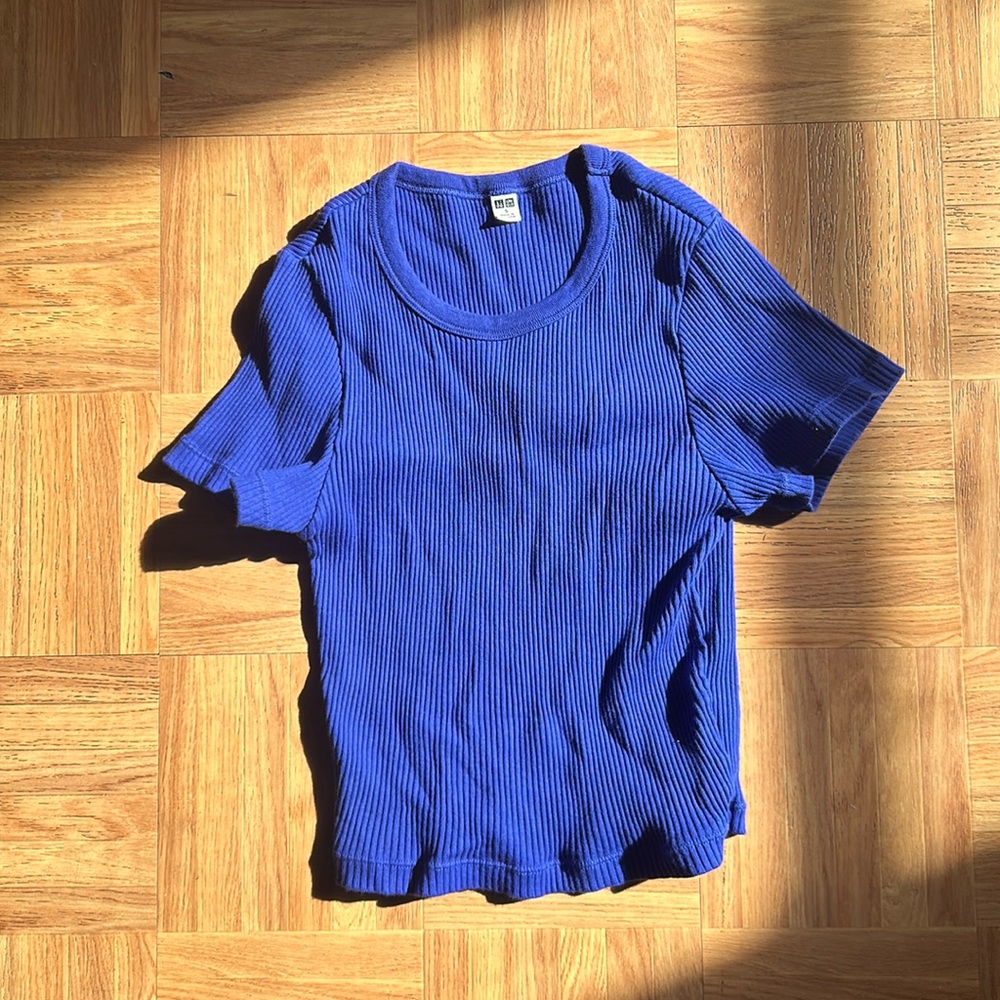 Blue Slim Tee